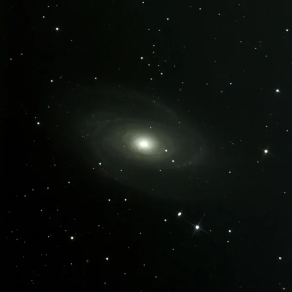 Bode's Galaxy (M81), a grand-design spiral galaxy in Ursa Major with two sweeping symmetric arms and a bright core