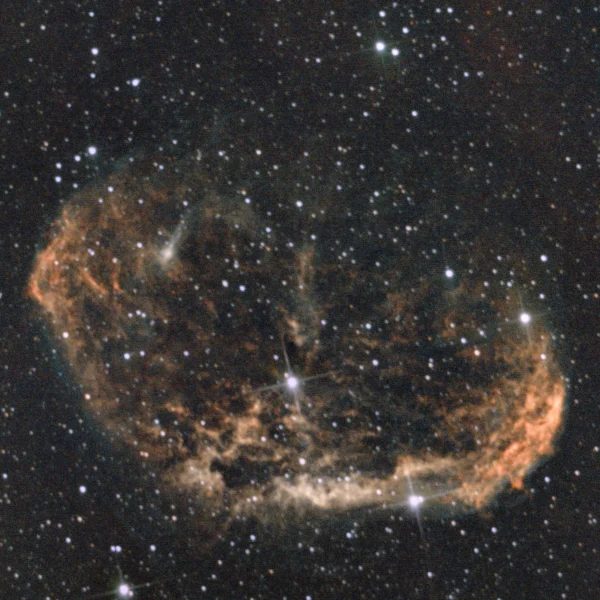 NGC 6888 (Crescent Nebula) in Cygnus — wind-blown shell around WR 136, Mecklenburg-Vorpommern, 2 Oct 2025