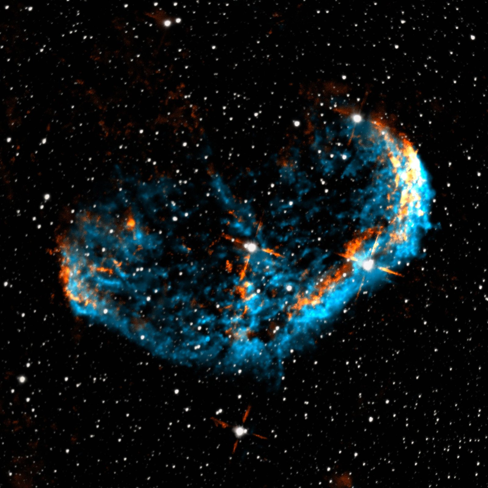 The Crescent Nebula, Together — HOO from Hydrogen and Oxygen (NGC 6888)