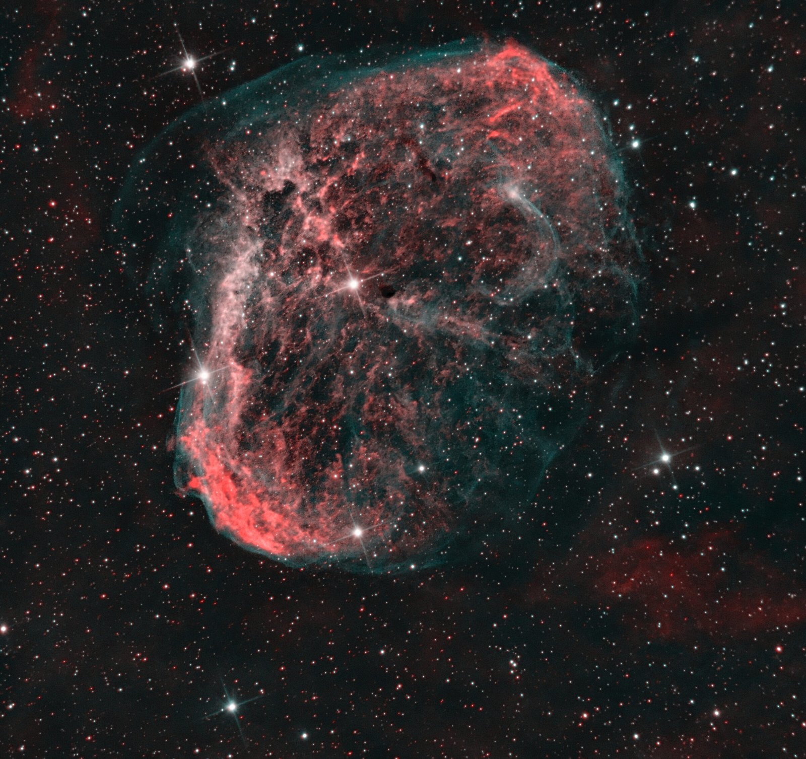 The Crescent Nebula, Together — HOO from Hydrogen and Oxygen (NGC 6888)